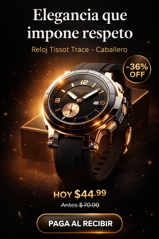 Trace Black Un reloj que eleva tu imagen desde el primer segundo